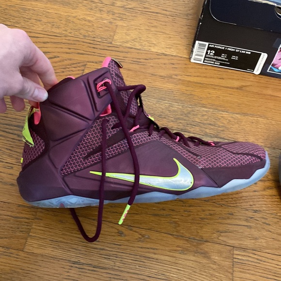 Nike Labron 12 double helix mens size 12 - Picture 6 of 8